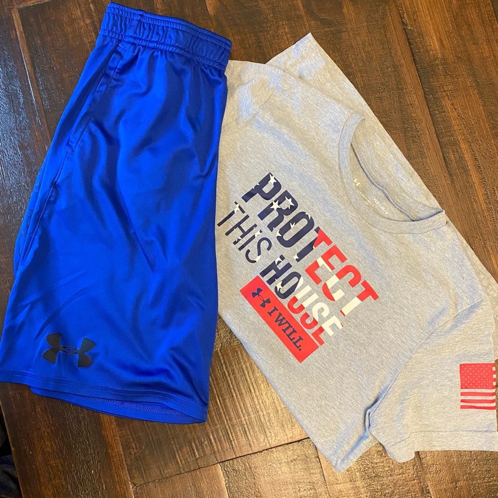 Youth under armor shirt